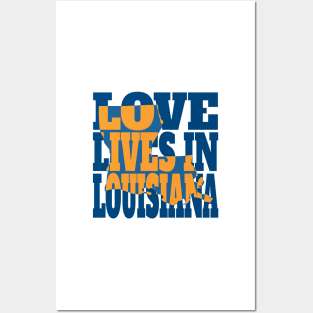 Love Lives in Louisiana Posters and Art